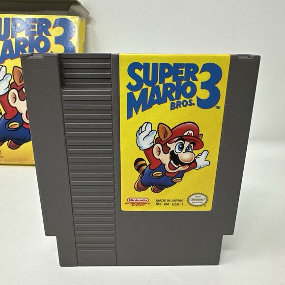 Super Mario Bros 3 Nintendo NES Complete in Box CIB Cartridge Manual Box - Picture 13 of 15